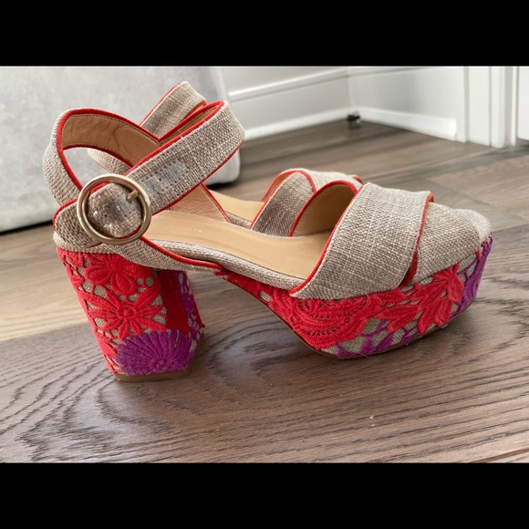 Anthropologie Brand Platforms sz 9 - Picture 7 of 7